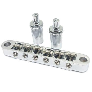 Imagem de Ponte fixa guitarra Cromada ROLLER Tune-o-matic RTM25CR - MXP