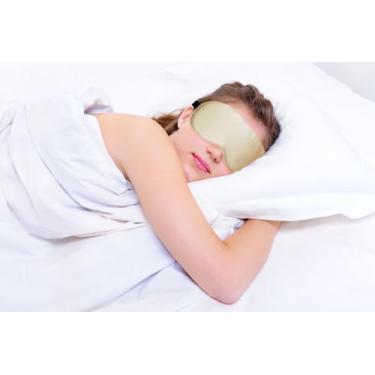 Imagem de Máscara de olho de seda para dormir para mulheres