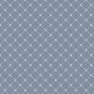 Imagem de Tecido Tricoline Geométrico Treliçado Azul Oceano para Artesanato - Fu