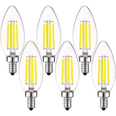 Imagem de Lâmpada LED LUXRITE Vintage Candelabra 5W E12 5000K (pacote com 6)