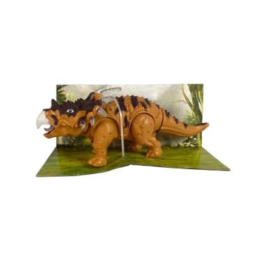 Imagem de Dinossauro Triceratops Interativo, Brinquedo Educativo com Som, Luz e Movimento, Modelo Sortido