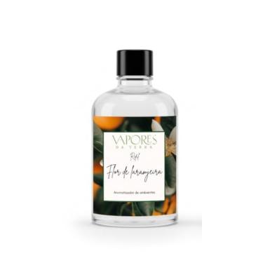 Imagem de Vapores da Terra Refil para Aromatizador de Ambiente, Fragrância Flor de Laranjeira, Líquido, 500ml (250ml)