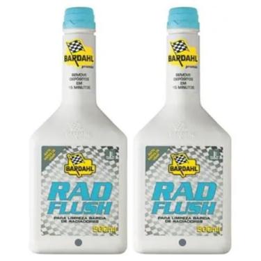 Imagem de Kit 2 unidades Aditivo para Limpeza de Radiador RadFlush 0,5L Bardahl