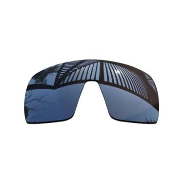 Imagem de MYCOURAG Lentes de reposição polarizadas com proteção UV para óculos de sol Oakley Sutro S OO9462 – Revestimento espelhado de titânio polarizado