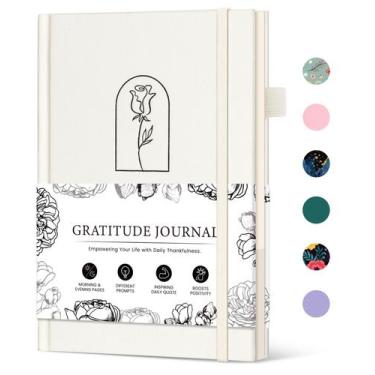 Imagem de Caderno Gratitude Journal Taja para mulheres e homens