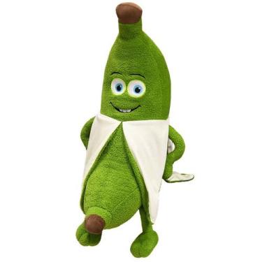 Imagem de Boneca engraçada de desenho animado recheada de banana verde de brinqu