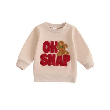 Imagem de Moletom ZyhwShine Toddler Baby Girl Christmas 2-3 Anos