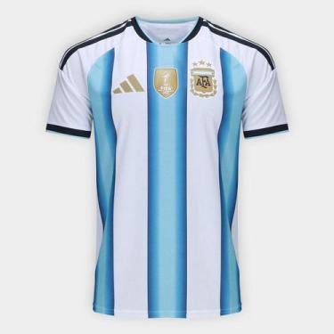 Imagem de Camisa Seleção Argentina Home Torcedor 2026 s/n Adidas Masculina, Bran