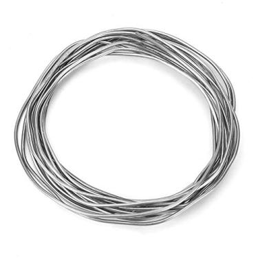 Imagem de Mavaol Fio de cobre com núcleo de alumínio 0,8 mm fio de solda sem fluxo, baixo ponto de fusão, alta resistência, para radiador, motor, bateria, reparo de eletrodomésticos DIY (2 m/6,6 tortas)