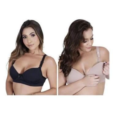 Imagem de Kit 2 Sutiã Amamentação Com Bojo Básico Soutien Sutian - Day moda ínti
