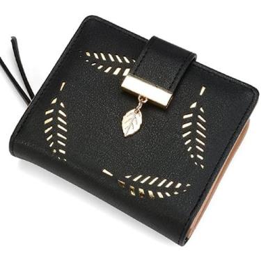 Imagem de Carteira Feminina Couro Pequena Porta Cartão Ziper Barata - Jewelery, 