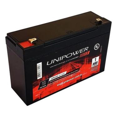Imagem de Bateria Recarregável 6v 12ah Up6120 Brinquedo Carrinho Elétrico Unipow