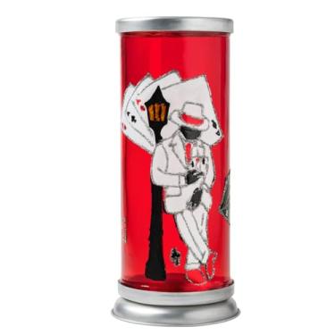 Imagem de Suporte Vela 7 Dias Zé Pelintra Vidro VM Pintura Manual