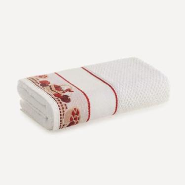 Imagem de Pano de Prato Para Bordar Messina Receita Caseira Branco