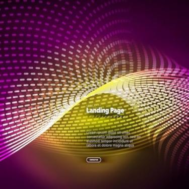 Imagem de Quadro Decorativo Neon Glowing Background para Decoração Moderna e Digital 30x30cm