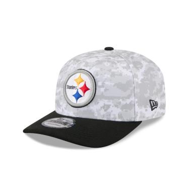 Imagem de BONE NEW ERA 9SEVENTY PITTSBURGH STEELERS NFL SALUTE SERVICE 2025 MILITAR-Masculino