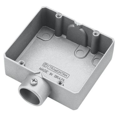 Imagem de Condulete Duplo 3/4" Tipo "ed" - Sem Tampa / Sem Rosca / Sem Pintura Tramontina