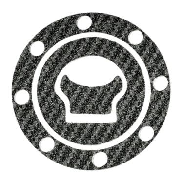 Imagem de Adesivo protetor de tanque de carbono para motocicleta, adesivo de tampa de óleo e gás combustível, almofada de tanque de gás de óleo antiarranhões (GT250R/650R GV650 GS500)