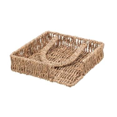 Imagem de Porta Papel Toalha Banheiro, Porta Guardanapos de Sisal 20cm X 5cm Mesa Posta