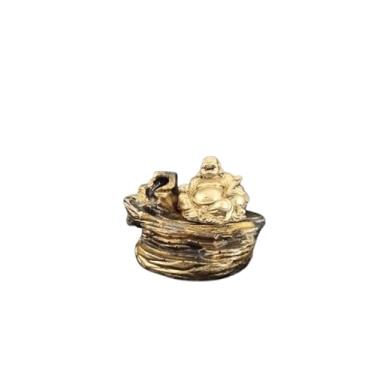 Imagem de Porta Incenso Incensario Buda da Alegria Cascata da Sorte Sorridente Fortuna