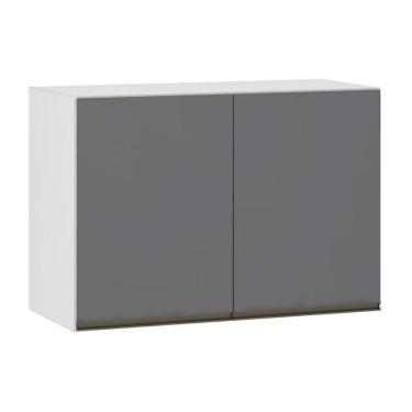 Imagem de Maleiro Ponte Aérea 2 Portas 97cm Branco C/Cinza Puro