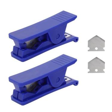 Imagem de Chiffonade 2 peças de cortador de mangueira de plástico não metálico ferramenta de corte para linhas de ar de PVC/PU e tubos de nylon (até 3/10.2 cm OD)
