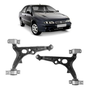 Imagem de Par Bandeja Balança Suspensão Diant Pivô Brava 2000 Ao 2002