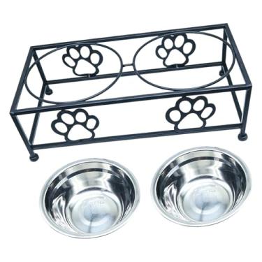 Imagem de ShengQuanHao Comedouro Automático para Cães E Gatos com 2 Tigelas, Multifuncional, com Tigelas de Comida Removíveis.