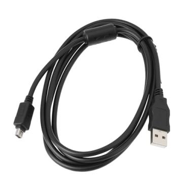 Imagem de SING F LTD Cabo USB de carregamento de câmera de 12 pinos compatível com Olympus μmju TOUGH-8000 E330 E-410 E-510 E520 SZ-10 SZ-30 1,5 m