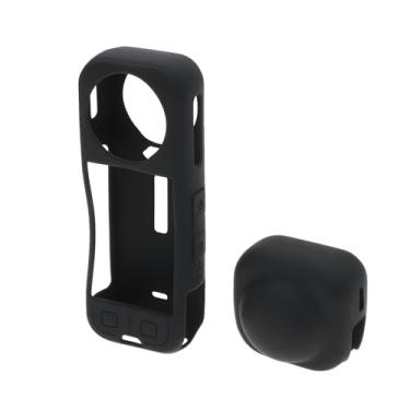 Imagem de Briny River 2 peças de tampa de lente de câmera e capa protetora compatível com Insta360 X5