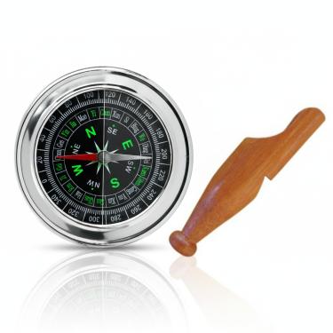 Imagem de Bússola Profissional Caça Trilha Apito Profissional Grilo