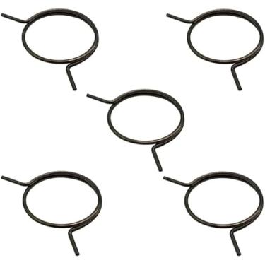 Imagem de Dwuww 5 peças de molas pretas de substituição para maçaneta de porta, trava de alavanca de reparo de bobina interna, mola de torção com cuidado antes de fazer o pedido