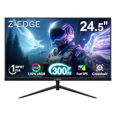 Imagem de Z-Edge Monitor de jogos de 24,5 polegadas 300Hz 280Hz 240Hz, UG25S FHD 1080p, MPRT ultrarrápido 1ms, monitor IPS para jogos, monitor de computador PC, 16,7 M cores, DP x2, HDMI x2
