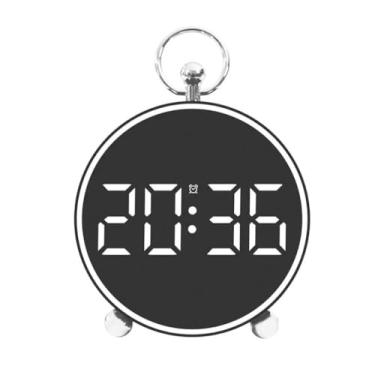 Imagem de Relógio De Mesa Digital Led Despertador Data Temperatura Dia(Branco)