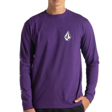 Imagem de Camiseta Volcom Manga Longa Iconic WT25 Masculina-Masculino