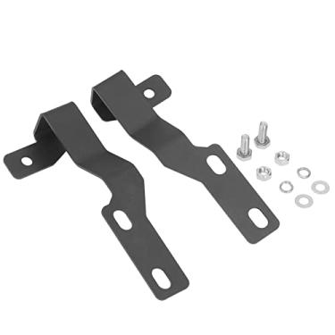 Imagem de Tbest Suporte de montagem de luz de trabalho LED para capô de pilar Car A para 2005 2015 Revestimento em pó preto de metal durável anti design visibilidade noturna aprimorada