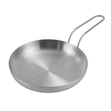 Imagem de Travessa de patê de bife, frigideira de fajita, de aço inoxidável, panela de paella, panela de todos os dias, vaporizador de frutos do mar, panela de cozinha com alça de indução para cozinha doméstica