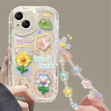 Imagem de Capa transparente com corrente rosa para Samsung Galaxy S22 S23 S24 S25 Ultra Plus S23FE S24FE A56 A16 A55 A35 A54 A53 A15 5G, S13360, para Samsung S24 Ultra