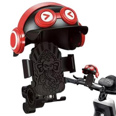 Imagem de Suporte de celular para bicicleta, para-sol com capacete | Acessórios eletrônicos de consumo para visualização GPS, videochamadas, navegação, entretenimento, visualização