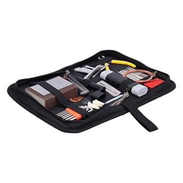 Imagem de LiebeWH Kit de Reparo de Instrumentos de Cordas, Conjunto Completo de Ferramentas de Guitarra para Troca de Cordas, Vem Com Bolsa de Armazenamento para Manutenção, Ferramentas de Reparo de Guitarra,
