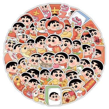 Imagem de Adesivos Shins Chans em vinil impermeável 60 unidades/lote para laptop