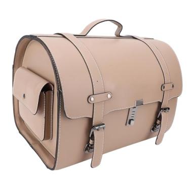 Imagem de aqxreight Bolsa Traseira para Motocicleta de 29,5L, Liberação Rápida, Impermeabilizante, Bolsa de Bagagem para Assento Traseiro de Motocicleta, para Capacete Com Trava Combinada, Combinando Com