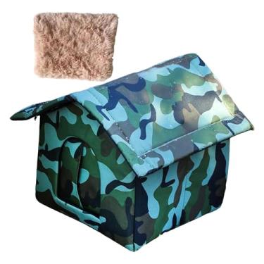 Imagem de Bothyi Casinha de gato, almofada, enfeite leve, acessórios, esponja, suprimentos, equipamento para brincar, todas as estações, interior, gatinhos e filhotes, Green M