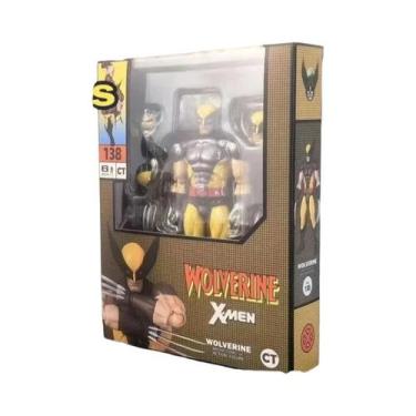 Imagem de Figura De Ação Wolverine Marrom Mafex 96, Brinquedo De Anime X-Men CT,