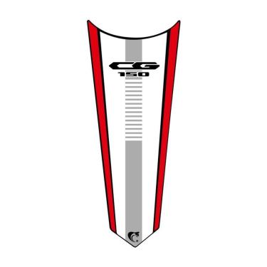 Imagem de Adesivo Faixa Gravata Tanque Moto Cg Titan 125/150/160 Vermelho Cor Cg 150