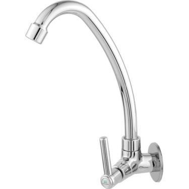 Imagem de Torneira para cozinha parede C80 com bica móvel e 1/4 de volta - March