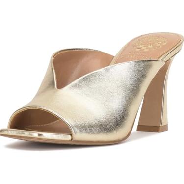 Imagem de Vince Camuto Galeni Peep Toe Salto Alto Mule, Ouro Egípcio, 36