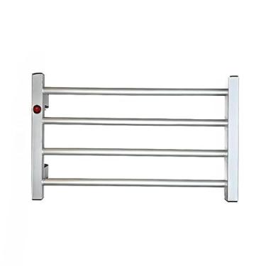 Imagem de Toalheiro Térmico Porta Toalha Seca e Aquece 4 Barras Alumínio secador de toalha(prata)