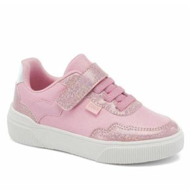 Imagem de Tenis Infantil Menina Klin Sky 317 Rosa Danone Tamanho:30
