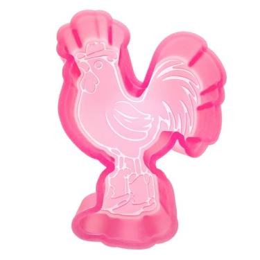 Imagem de Molde Freshie MUBYOK M566 Rooster Cowboy de silicone para assar, contas aromáticas, suprimentos para carros